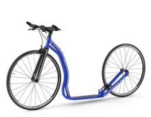 Blå løbecykel til voksne